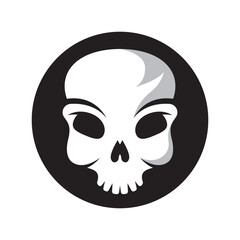 Skull logo images illustration