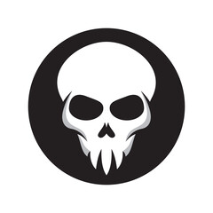 Skull logo images illustration