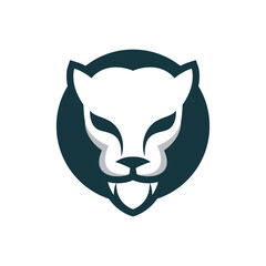 Lion head logo images illustration