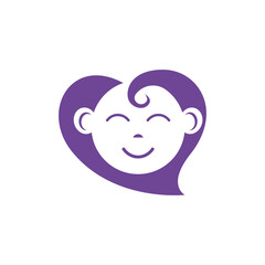 Baby logo images illustration