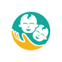 Baby logo images illustration