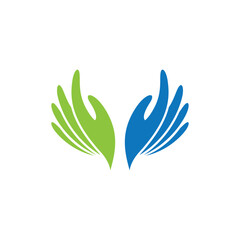 Fototapeta na wymiar Hand logo images