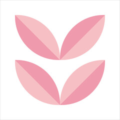 Pink Flat Mosaic Geometric