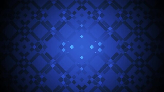 Blue squares pattern on blue texture, motion abstract business, promo and holidays style background