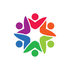 Community care logo images design