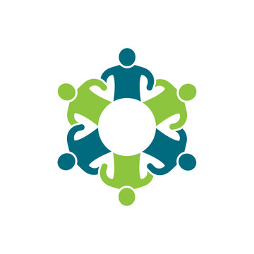 Community care logo images design