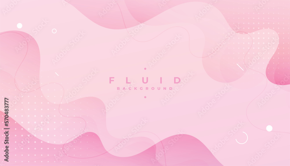 Poster abstract fluid banner with a smooth flow for modern design