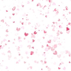 Abstract Backgrounds hart bokeh isolated on white background in valentine 's day