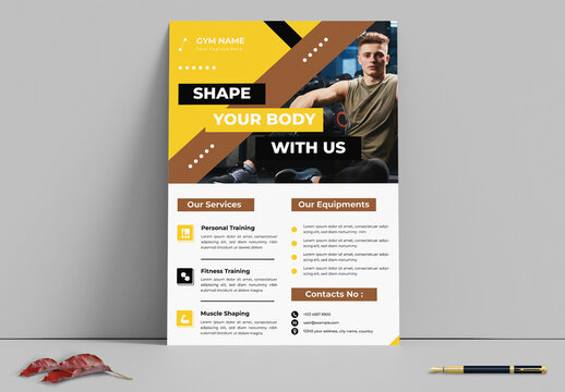 Gym Flyer Design Template