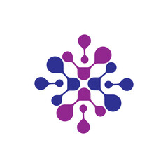 Fototapeta na wymiar Molecule logo images