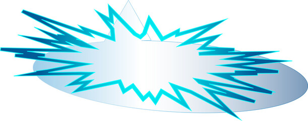 Speech bubble comic book effect bright star sticker dialogue promotion illustration