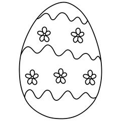 Cute Easter Egg, Bunny Easter Hunt Egg, Easter Elements