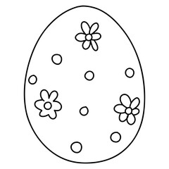 Cute Easter Egg, Bunny Easter Hunt Egg, Easter Elements