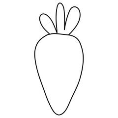 Cute Easter Carrot, Easter Elements