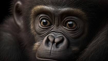 Obraz premium Endangered animal - baby Gorilla