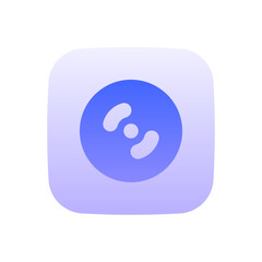 vynil flat gradient icon