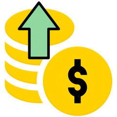 dollar sign on white business economy
