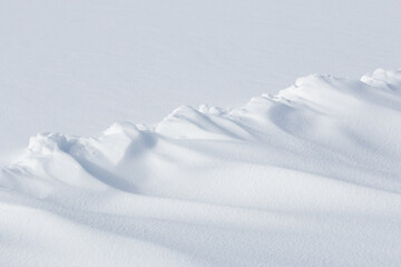 Fototapeta na wymiar Abstract diagonal white snowdrift background