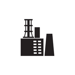 factory industry icon , refinery icon