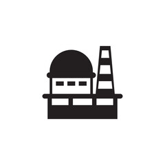 factory industry icon , refinery icon