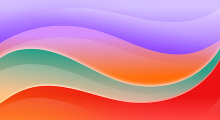 Wavy colorful gradient background wallpaper