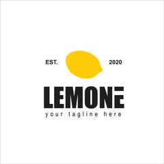 lemon logo design