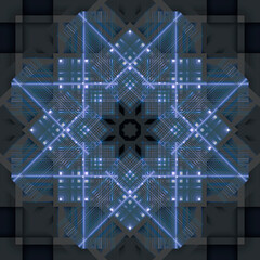 Seamless geometric pattern. Color ornament.