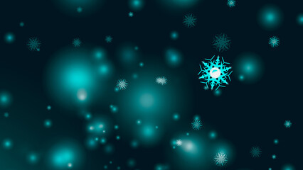 snowflake six star six branch short thorn wing falling ice dust snow
