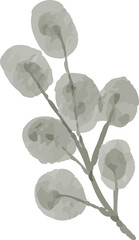 watercolor illustration of leaves