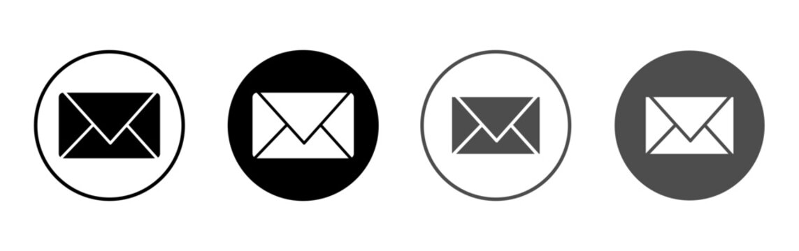 Mail icons vector sets collection. Email icon sign and symbol