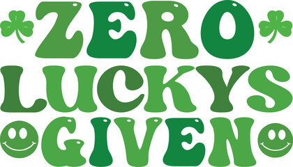 Zero luckys given