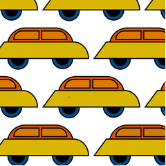 Graphic car pattern for your design and background