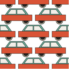 Graphic car pattern for your design and background