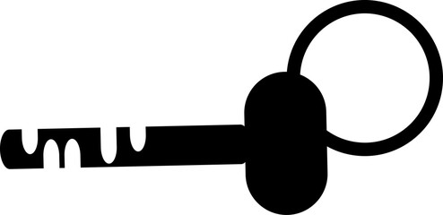 Key lock securities save silhouette icon for decorative background web