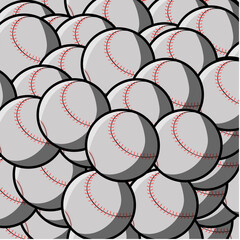Graphic baseball pattern for your design and background