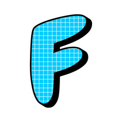 90s Geometric Logo Letter&nbsp;Line