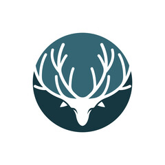 Deer logo images illustration