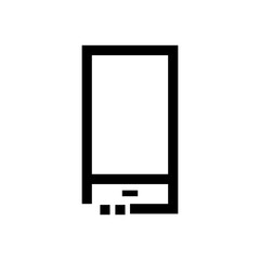 Modern mobile phone icon