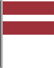 Latvia flag 74