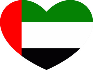 Slovenia flag  heart shape 122