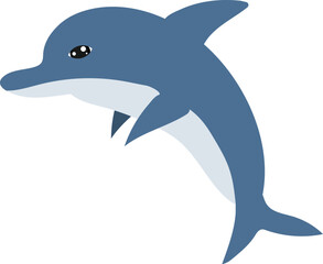 dolphin vector image or clipart