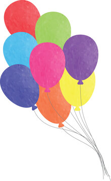 balloons vector image or clipart