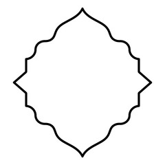 Lineal Islamic Frame