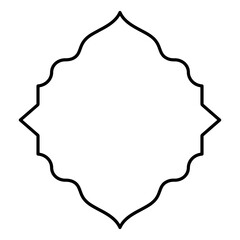 Lineal Islamic Frame