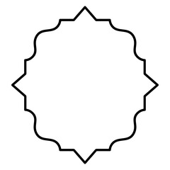 Lineal Islamic Frame