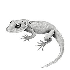 Naklejka premium Lizard gecko illustration artwork vector graphic, cute geckos vectorized