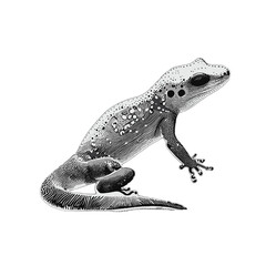 Lizard gecko illustration artwork vector graphic, cute geckos vectorized