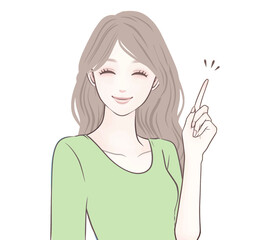 女性のイラスト素材