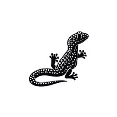 Lizard gecko illustration artwork vector graphic, cute geckos vectorized