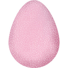 Easter egg clipart. Watercolor Easter element isolated on transparent background.